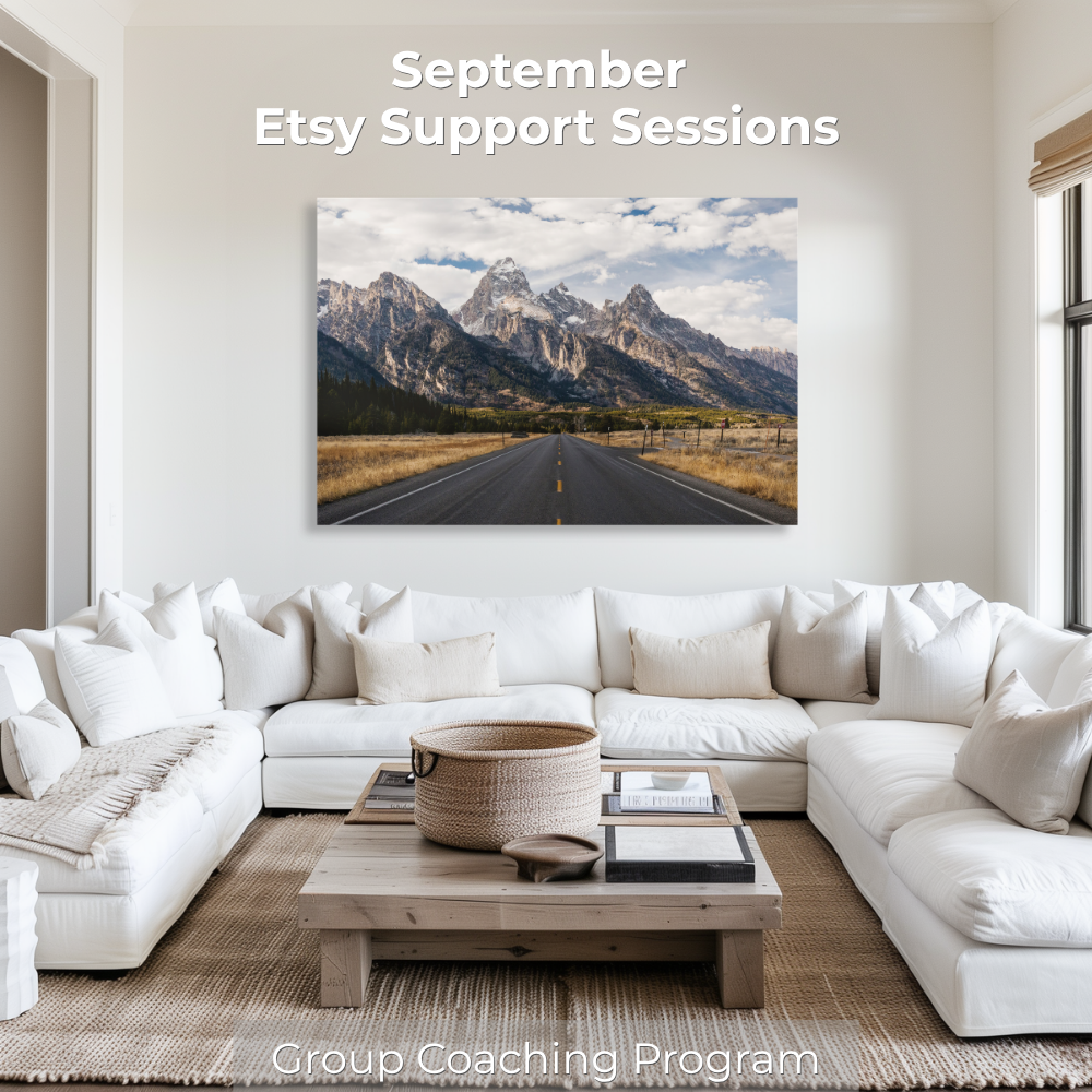 September Etsy Support Sessions
