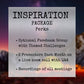 I Monthly Inspiration Package Perks